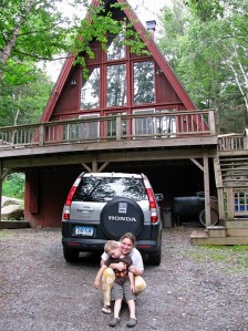 A frame house in Wilmington, VT!