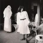 Nancy Caronia as Catharine and Kim Grethen as the nun in Tennessee Williams' Suddenly, Last Summer.
