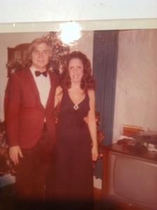 the author's parents, 1970